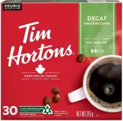 Tim Hortons Decaf Coffee, Single Serve Keurig K Cup Pods, 30 Count -Fresh