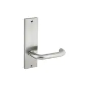 Dormakaba Door Lever on Square End Plate Furniture Satin Stainless Steel 6606/30