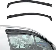AUSGO Weathershields Compatible with Ford Transit Custom VN Series 2013-2023, Luxury Weather Shields Window Visors Wind Deflectors Sun Rain Guard 2PCS Set