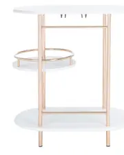 Safavieh Iva 3-Tier Swivel Bar Table
