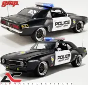 GMP 18935 1:18 1969 CHEVROLET CAMARO (STREET FIGHTER) LIGHTED POLICE INTERCEPTOR
