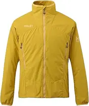 [MILLET] MIV01970 Men's Water Repellent Jacket, Breeze Barrier Lined Jacket, mustard, L