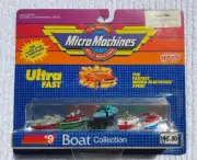 RARE Vintage Galoob Micro Machines The Boat Collection Sealed Set