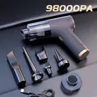 98000PA Mini Car Vacuum Cleaner Cordless Powerful Wireless Car Cleaner HandHeld