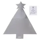 Ginger Ray Silver Christmas Tree Grazing Platter (40 x 56cm)