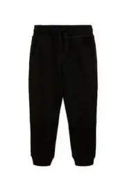 Wonder Nation Boy's Black Fleece Pants Size L (10-12) NEW