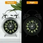 Night Light Bedside Number Clock Super Loud Double Bell Home Decor Alarm Clock