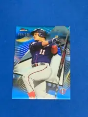 2019 Topps Finest Baseball Veteran Blue Refractor of Jorge Polanco #99/150!!!