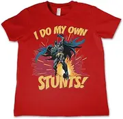 [BATMAN] Officially Licensed I Do My Own Stunts Unisex Kids T Shirts Ages 3-12 Years