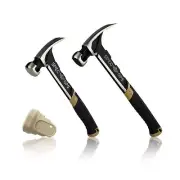 Spec Ops Tools Hammer Set, 20 oz Nailing Hammer and 22 oz Framing Hammer with...