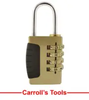 Stackr Wordlock 29mm Brass Combination Padlock