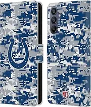Head Case Designs Officially Licensed NFL Digital Camouflage Indianapolis Colts Graphics Leather Book Wallet Case Cover Compatible with Samsung Galaxy A15