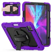 MCC Shockproof iPad Pro 11 2020 (2nd Gen) Strap Rugged Case Cover Apple [Purple]