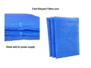 Fast-Shipped-Filters 3 Pack Garrison Air Cleaner Replacement Filters Blue.