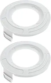 [VGOL] 2PCS Trimmer Spool Cover Cap 79.3x23.7mm Compatible with Stihl FSE52 FSA57 FSA30 Mowers Compatible with Stihl AutoCut C 3-2 Threaded Head Spool, White