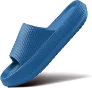 [miscloder] Cloud Slippers for Women and Men Pillow Slippers Non-Slip Shower Slides Bathroom Sandals | Super Comfy | Cushion Thick Sole