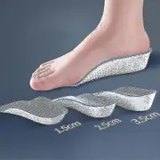 1.5-3.5cm Orthopedic Arch Support Invisible Heightening Insole For Men And Women height 3.5CM