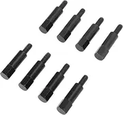 Nutriess Valve Cover Bolt Nut Set Black Powder Coated for SBC Small Block 283 305 327 350 383 400 Engines