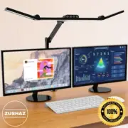 LED Desk Lamp with Clamp Architect Desk Lamp for Home Office With Auto Dimming
