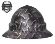 Custom Hydrographic Safety Hard Hat CHECKERPLATE PRO CHOICE WIDE BRIM