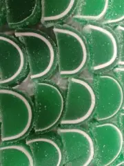 Sour Apple Fruit Jelly Slice Slices Candy Candies 5 Pound Box Free Shipping