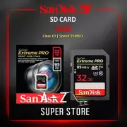 SanDisk Extreme Pro 32GB SD Card SDHC Class 10 Fast Memory DSLR Camera Video 4K