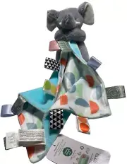 Taggies Signature Collection Elephant Plush Mary Meyer Lovey Security Blanket