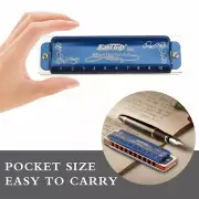 EASTTOP 10 Holes Diatonic Blues Harmonica Harp Mouth Organ Harmonica Key of C
