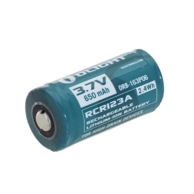 Olight 650mAh protected Li-ion 16340 (RCR123A)