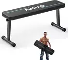 Foldable Workout Bench for Home Gym with 660 LBS Weight Capacity, Flat Bench Pre