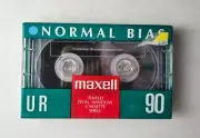 Maxell Normal Bias Tinted Oval Window Cassette Tapes UR 90 Minutes
