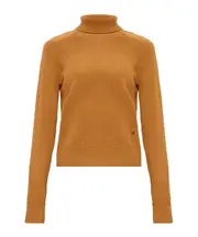roll-neck wool jumper XL,L tobacco