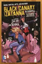 2014 DC Comics Black Canary and Zatanna Bloodspell Print Ad/Poster Promo Art