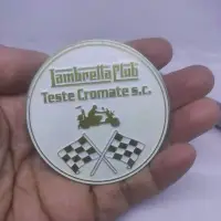 在飛比找蝦皮購物優惠-羔羊鬥魚徽章貼紙金屬 Lambretta Club Test