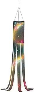 Halloween Garden Beautiful Galaxy Windsock Lights Halloween Lighted Windsock for Patio Yard Pathway Party Decor