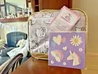 School Disney Pottery Barn Hello Kitty cat Lunch box bag pre-k holiday +Sticker
