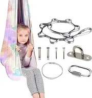 Swing Canopy for Children - Outdoor Garden Play for Kids | Hangable Hammock Swings Chair | Breathable Hangable Yoga Pod Seat for Teens, Family, Friends, Children, Swing Tent for Indoor & Outdoor Use