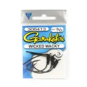 Gamakatsu Wicked Wacky Hook Size 3/0 ,3 Per pack (4592)