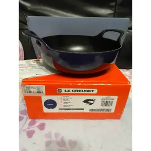 LC Le creuset 巴蒂鍋 24公分 賣場二 鑄鐵鍋 琺瑯鍋 寶藍 24cm Balti 琺瑯鑄鐵鍋 湯鍋 燉鍋