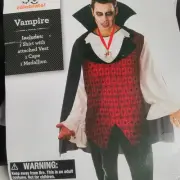 Vampire Costume Adult Size 32-34