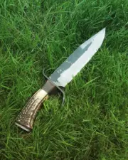 Handmade Fixed blade Russian knife, Bowie knife, Yakut knife, hand forged knife.