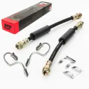 2x Brake Hose Brake Line Brake Pipe Set Rear Hose Clip for Audi Tt 8J (for: Audi)