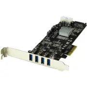 Startech 4 Port Dual Bus Pci Express [pcie] Superspeed Usb 3.0 Card Adapter With