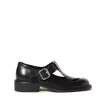 [Miu Miu] Miu Miu 30mm Leather T-bar Shoes 36 IT BLACK