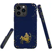 For iPhone 14 Pro Max Case Tough Protective Cover, Sagittarius Drawing