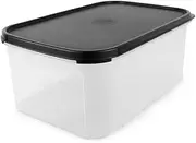 [Tupperware] Modular Mate Square 2. Black Seal - 11 Cups (2.6 L), Square, BPA Free, Dishwasher Safe