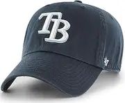 '47 MLB Home Team Color Primary Logo Clean Up Adjustable Strap Hat Cap, Adult One Size Fits All