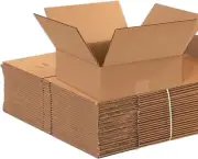 16 x 16 x 4 Shipping Boxes Moving Boxes Corrugated Kraft 25/Bundle 25/Pack