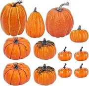 Autumn Harvest Pumpkin,Harvest Fall Artificial Pumpkin Decor - Festive Atmosphere Harvest Pumpkins for Dining Table, Living Room, Bedroom, Farmhouse, Porch