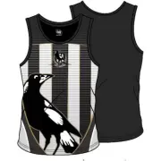 Collingwood Magpies AFL SHD Mens Training Singlet by Sporting House